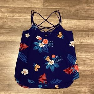 NWOT, Express Floral Tank Top